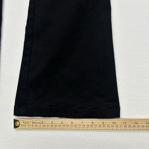 SPANX NWT Flare Jeans Size M Clean Black Pull On Stretch Denim 33" Inseam 20326Q - Picture 10 of 13